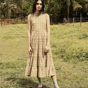 ✨like new✨ Dôen Raven Dress in Antoinette Plaid, size S